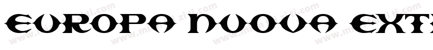 Europa Nuova Extra B字体转换